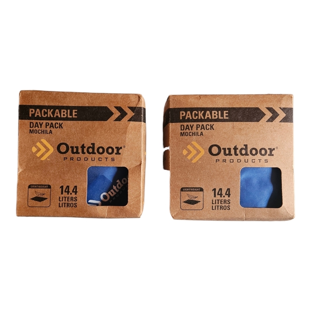 Outdoor Products 14.4 Liters Blue Packable Day Packs Unisex Outdoors